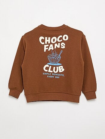 Ruimvallend sweatshirt met lange mouwen