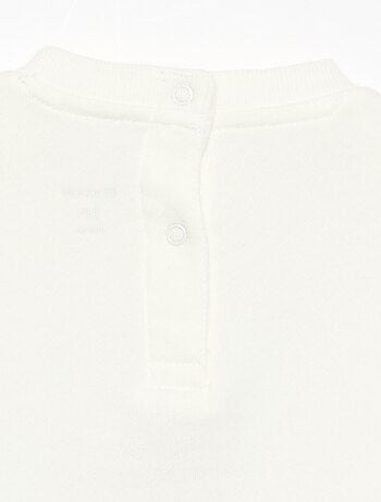Sweatshirt met lange mouwen van fleece met animatie