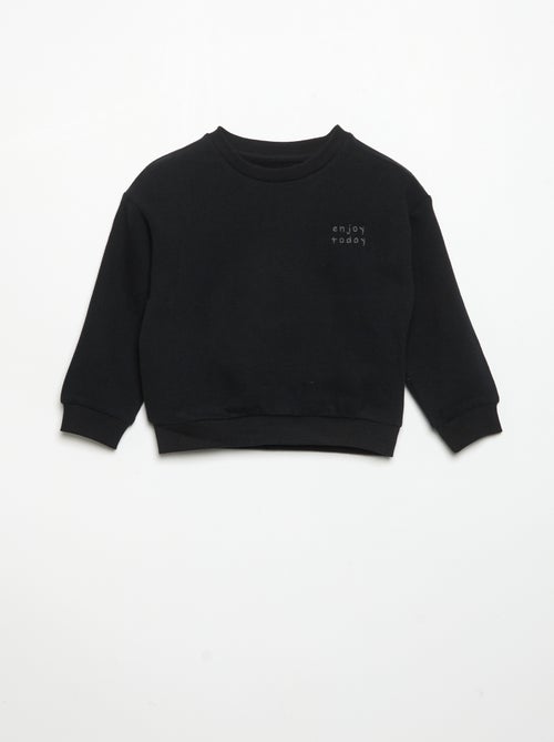 Sweatshirt met lange mouwen van molton - Kiabi Sweatshirt met lange mouwen van molton - Kiabi