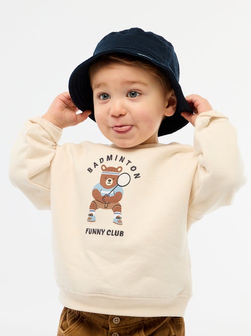 Sweatshirt met lange mouwen - Kiabi Sweatshirt met lange mouwen - Kiabi