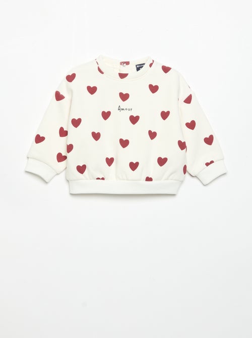 Sweatshirt met lange mouwen - Kiabi