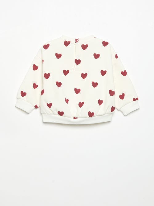 Sweatshirt met lange mouwen - Kiabi