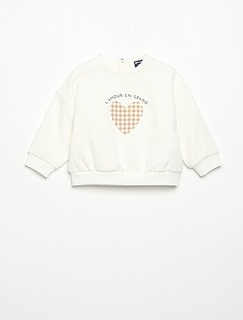 Sweatshirt met lange mouwen