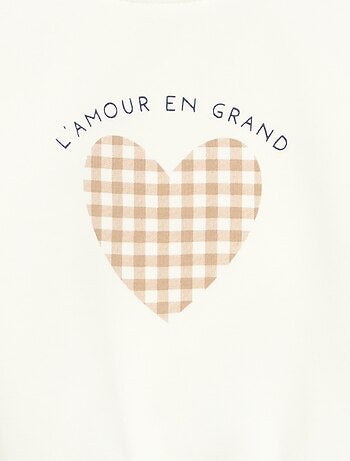 Sweatshirt met lange mouwen