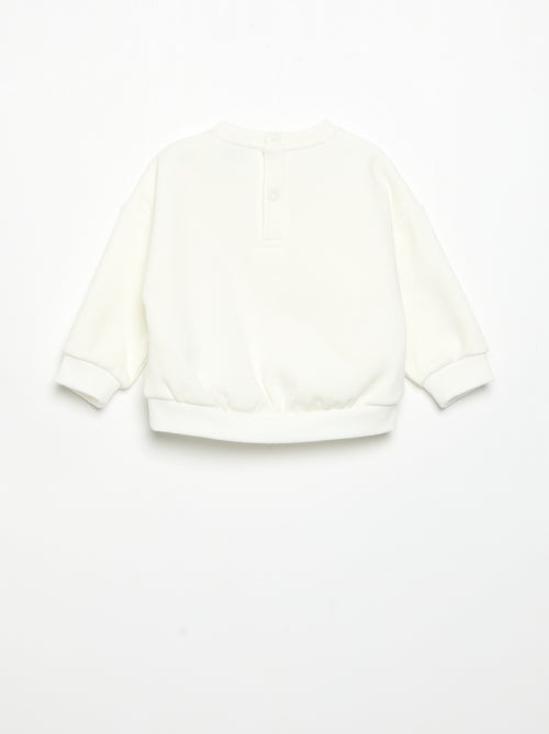 Sweatshirt met lange mouwen - Kiabi