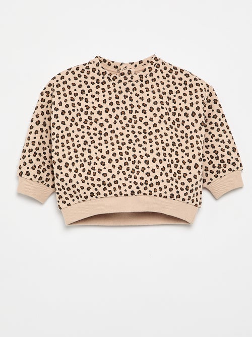 Sweatshirt met motief van molton - Kiabi Sweatshirt met motief van molton - Kiabi