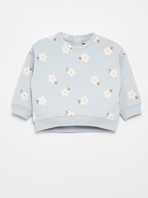 Sweatshirt met motief van molton - Kiabi