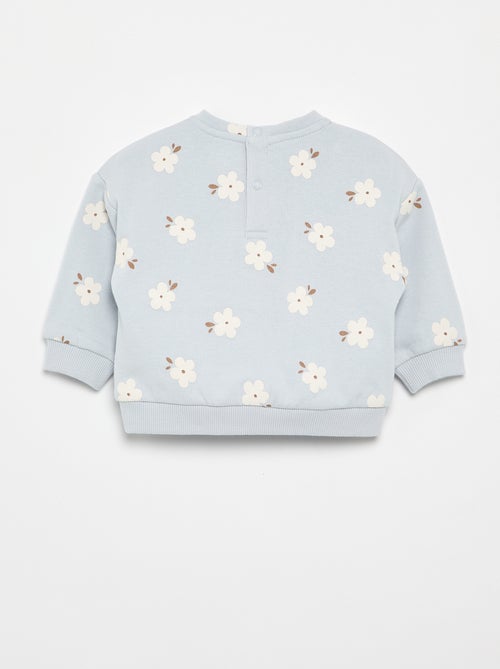 Sweatshirt met motief van molton - Kiabi