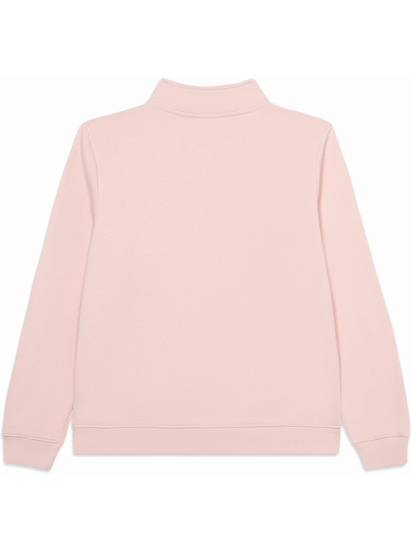 Sweatshirt met opstaande kraag en ritssluiting - lacoste Lichtroze - Kiabi