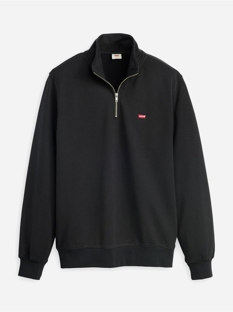 Sweatshirt met opstaande kraag en ritssluiting - levi's Zwart Zwart - Kiabi