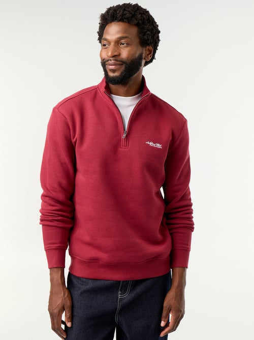 Sweatshirt met opstaande kraag - Kiabi Sweatshirt met opstaande kraag - Kiabi
