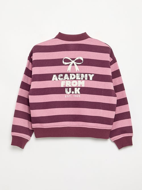 Sweatshirt met polokraag - Kiabi