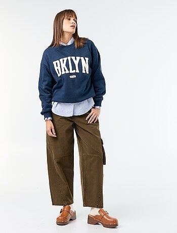 Sweatshirt met print
