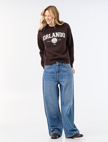 Sweatshirt met print