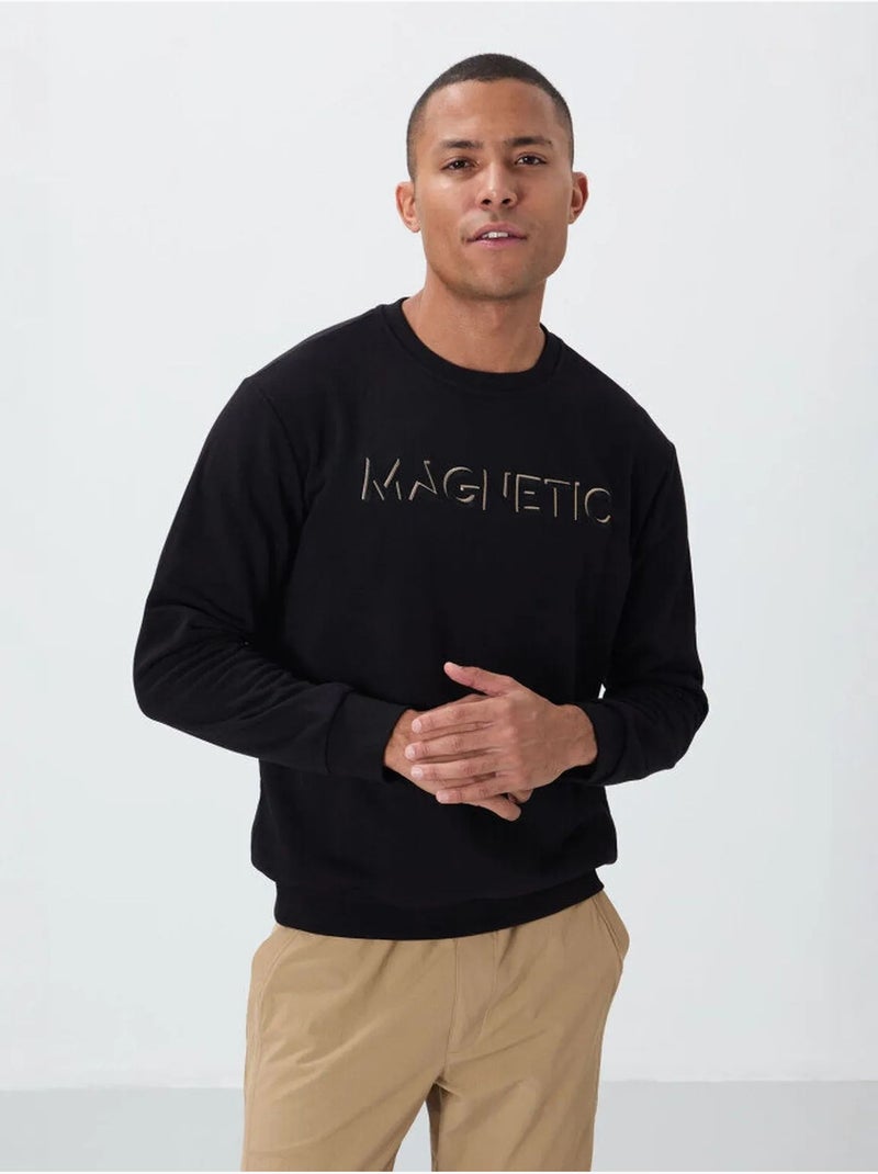 Sweatshirt met print en ronde hals tommy Wit - Kiabi
