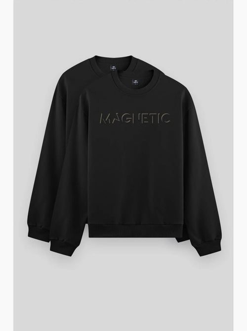 Sweatshirt met print en ronde hals tommy - Kiabi