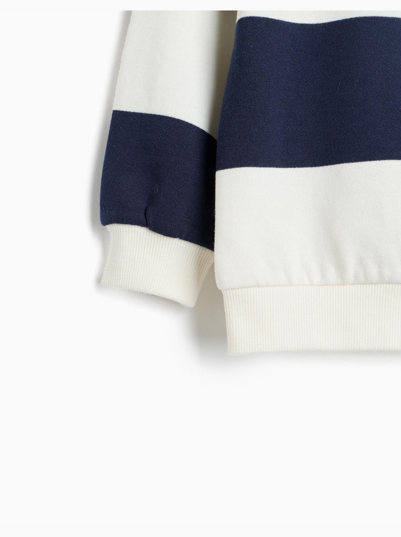 Sweatshirt met print, mo fashion Blauw - Kiabi