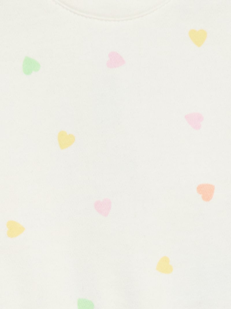 Sweatshirt met print Wit - Kiabi