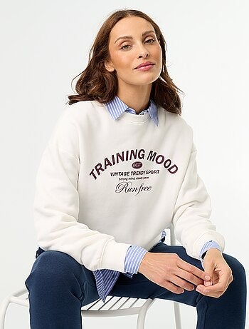 Sweatshirt met print