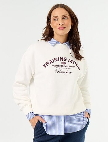 Sweatshirt met print