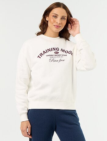 Sweatshirt met print