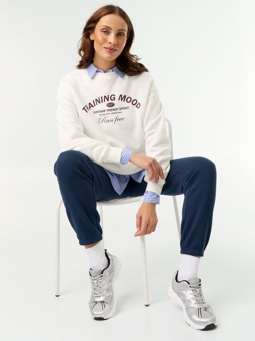 Sweatshirt met print - Kiabi