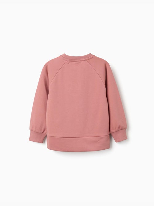 Sweatshirt met reliëfprint Beaux Arts, oudroze - Kiabi Sweatshirt met reliëfprint Beaux Arts, oudroze - Kiabi