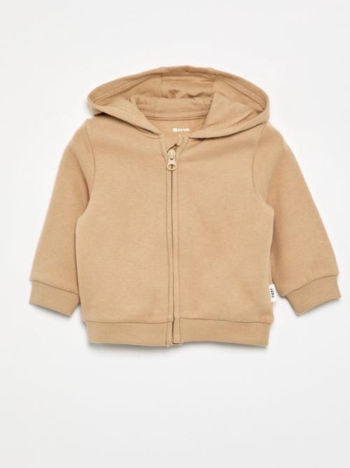 Sweatshirt met rits en capuchon - Kiabi