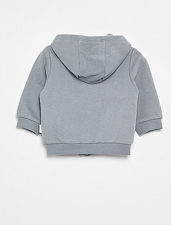 Sweatshirt met rits en capuchon
