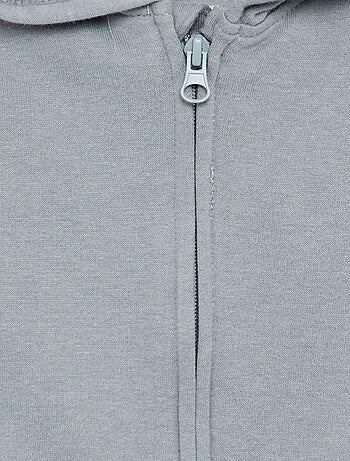 Sweatshirt met rits en capuchon
