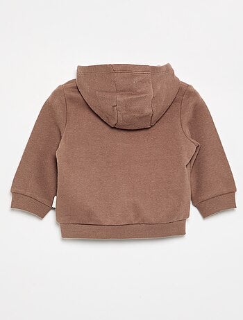 Sweatshirt met rits en capuchon