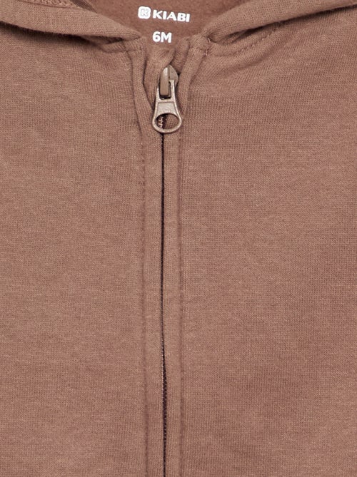 Sweatshirt met rits en capuchon - Kiabi
