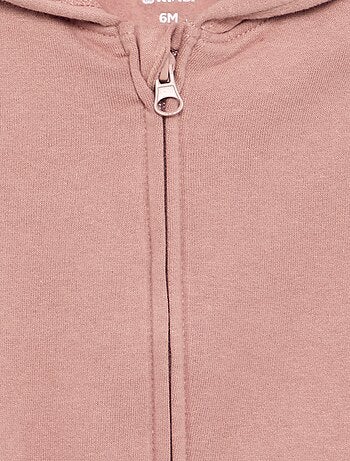 Sweatshirt met rits en capuchon