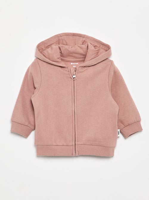Sweatshirt met rits en capuchon - Kiabi