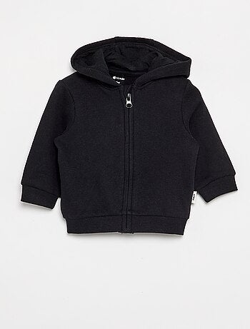 Sweatshirt met rits en capuchon