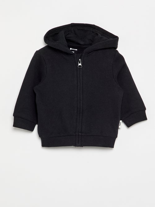 Sweatshirt met rits en capuchon - Kiabi