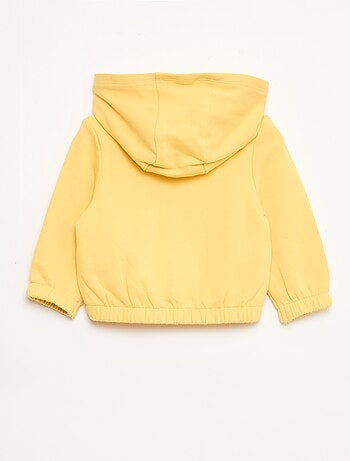 Sweatshirt met rits van french terry