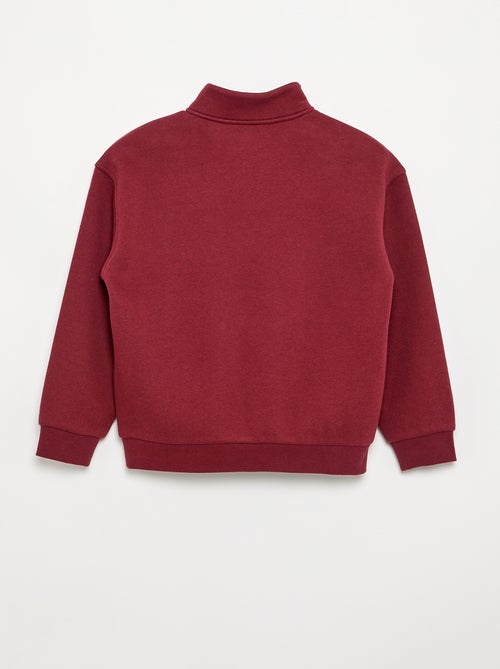 Sweatshirt met ritskraag - Kiabi