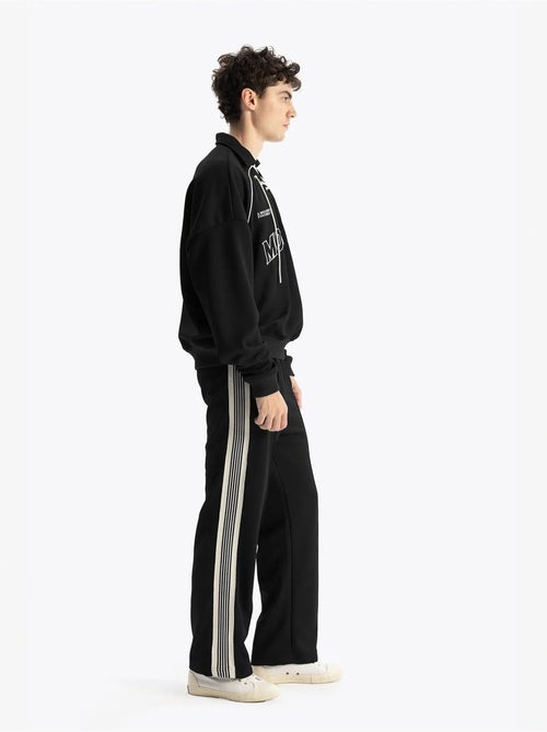 Sweatshirt met trekkoordhals en print giesto - Kiabi