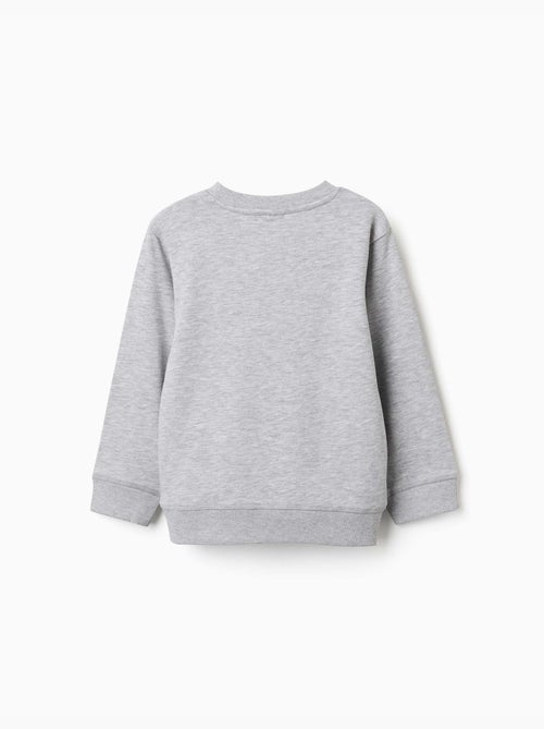 Sweatshirt met ZY reliëfprint - Kiabi Sweatshirt met ZY reliëfprint - Kiabi