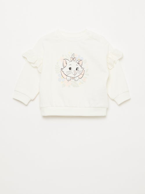 Sweatshirt 'Minnie' 'Disney' met lange mouwen en geborduurde volants - Kiabi
