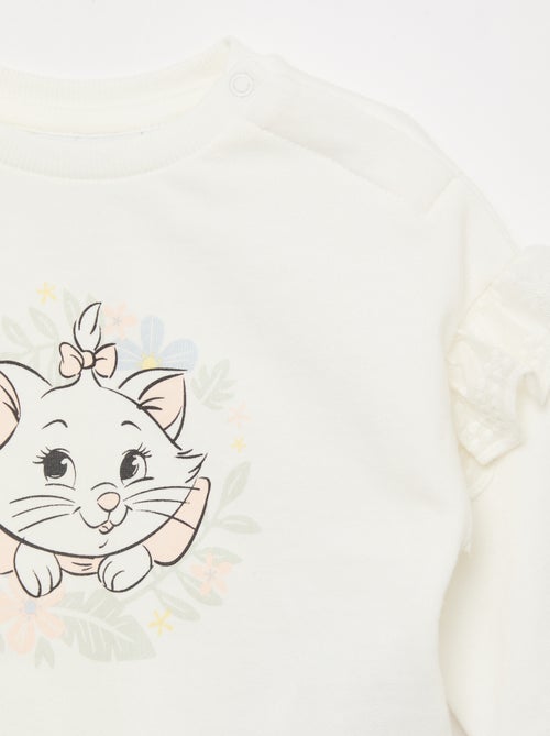 Sweatshirt 'Minnie' 'Disney' met lange mouwen en geborduurde volants - Kiabi