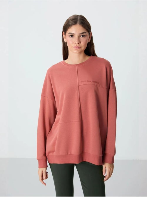 Sweatshirt oversize à col rond tommy - Kiabi Sweatshirt oversize à col rond tommy - Kiabi