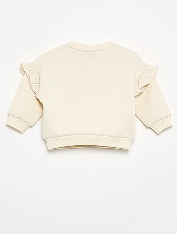 Disney 'Minnie' sweater met ruches op de schouders