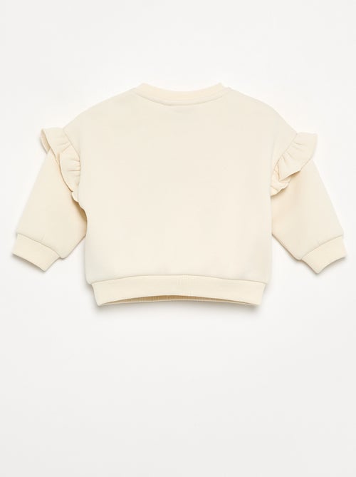 Sweatshirt 'Stitch' 'Disney' met ruches op de schouders - Kiabi Sweatshirt 'Stitch' 'Disney' met ruches op de schouders - Kiabi