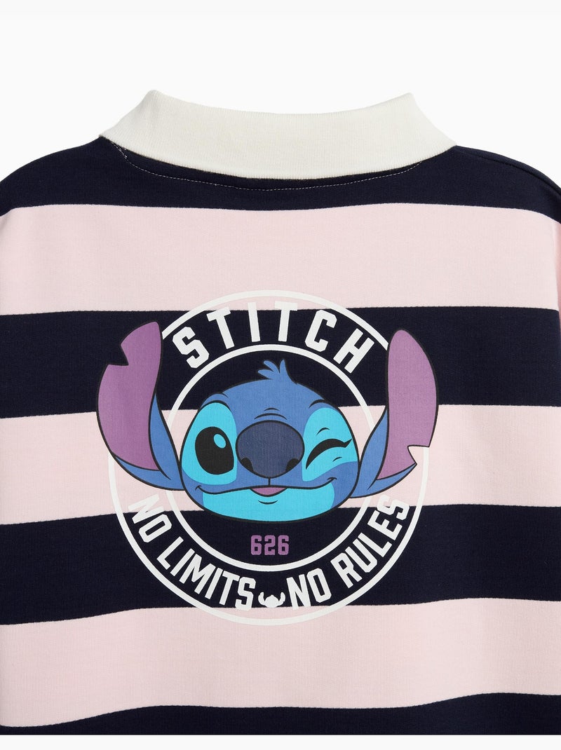 Sweatshirt 'stitch' disney©, mo fashion Roze - Kiabi