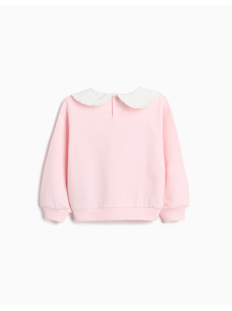 Sweatshirt 'stitch' disney©, mo fashion Roze - Kiabi