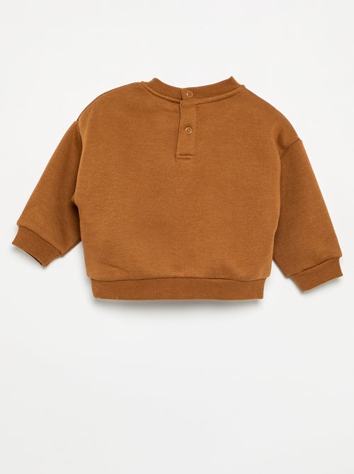 Sweatshirt van bedrukt molton - Kiabi Sweatshirt van bedrukt molton - Kiabi