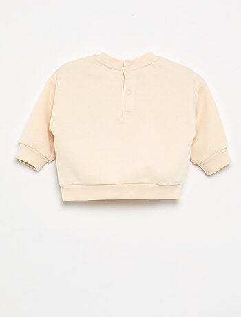 Sweatshirt van bedrukt molton