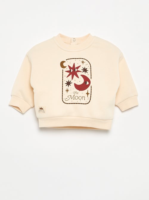 Sweatshirt van bedrukt molton - Kiabi
